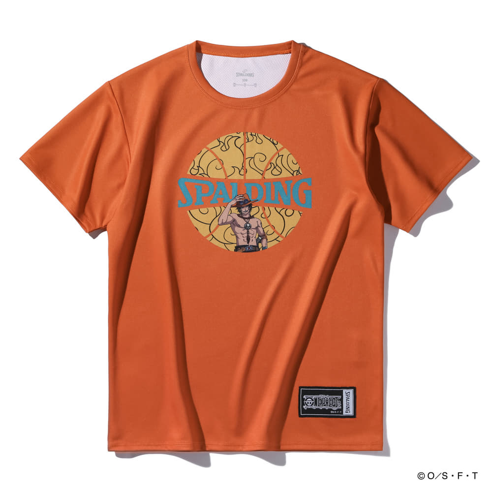 ジュニア Tシャツ ONE PIECEメラメラの実 ボールプリント SJT25158P 【3カラー展開】