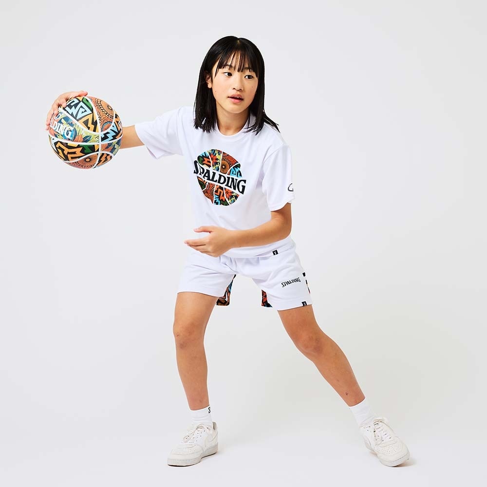 ジュニア Tシャツ アフリカン バティック ボールプリント SJT25053【3カラー展開】