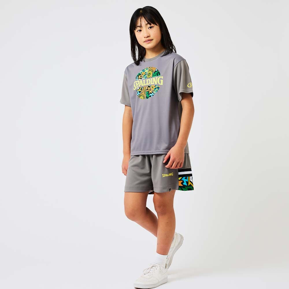 ジュニア Tシャツ アフリカン バティック ボールプリント SJT25053【3カラー展開】
