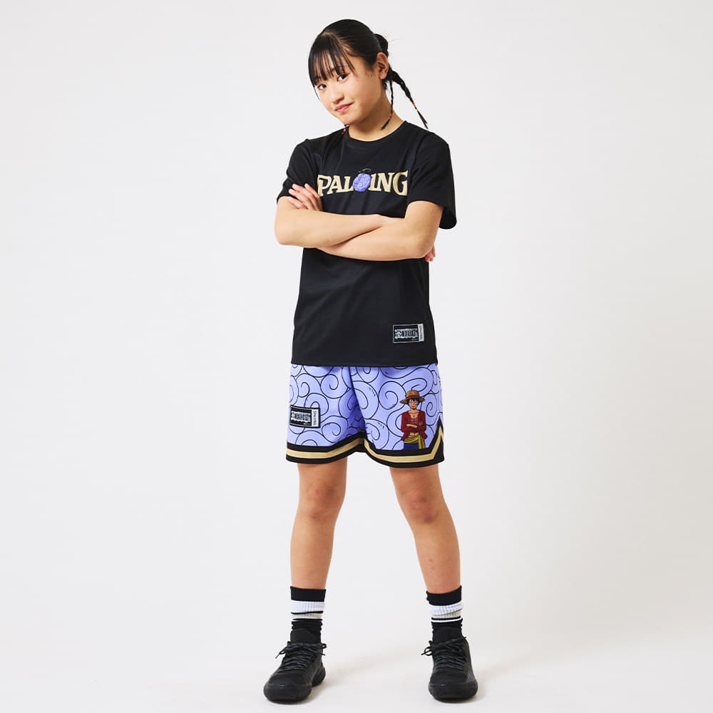 ジュニア Tシャツ ONE PIECEゴムゴムの実 ロゴ SJT25160P 【3カラー展開】