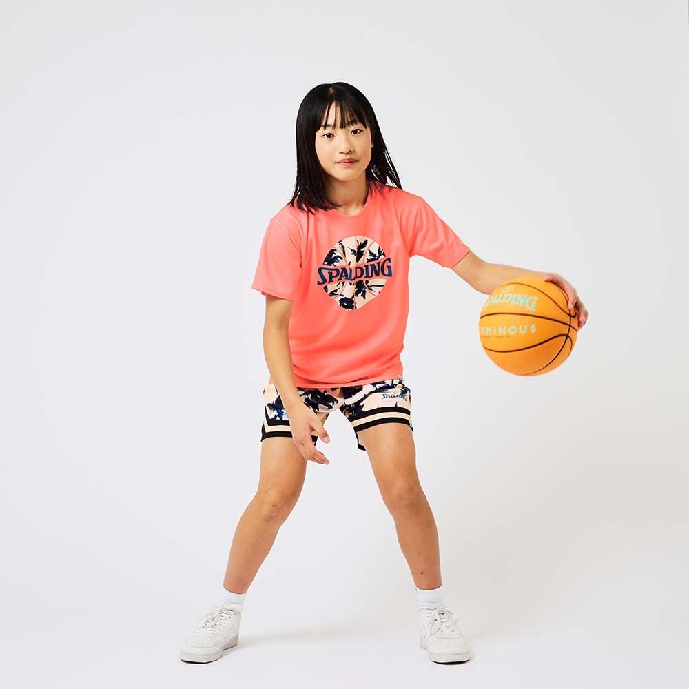 ジュニア Tシャツ パームツリー ボールプリント SJT25057【3カラー展開】