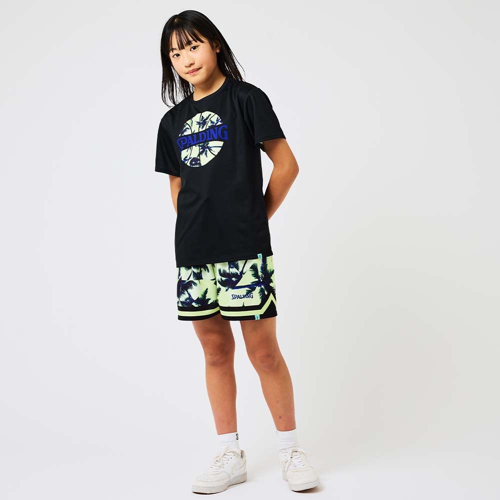 ジュニア Tシャツ パームツリー ボールプリント SJT25057【3カラー展開】