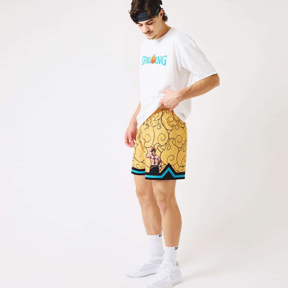 ジャージーショーツ ONE PIECEメラメラの実 SMP25108P 【1カラー展開】