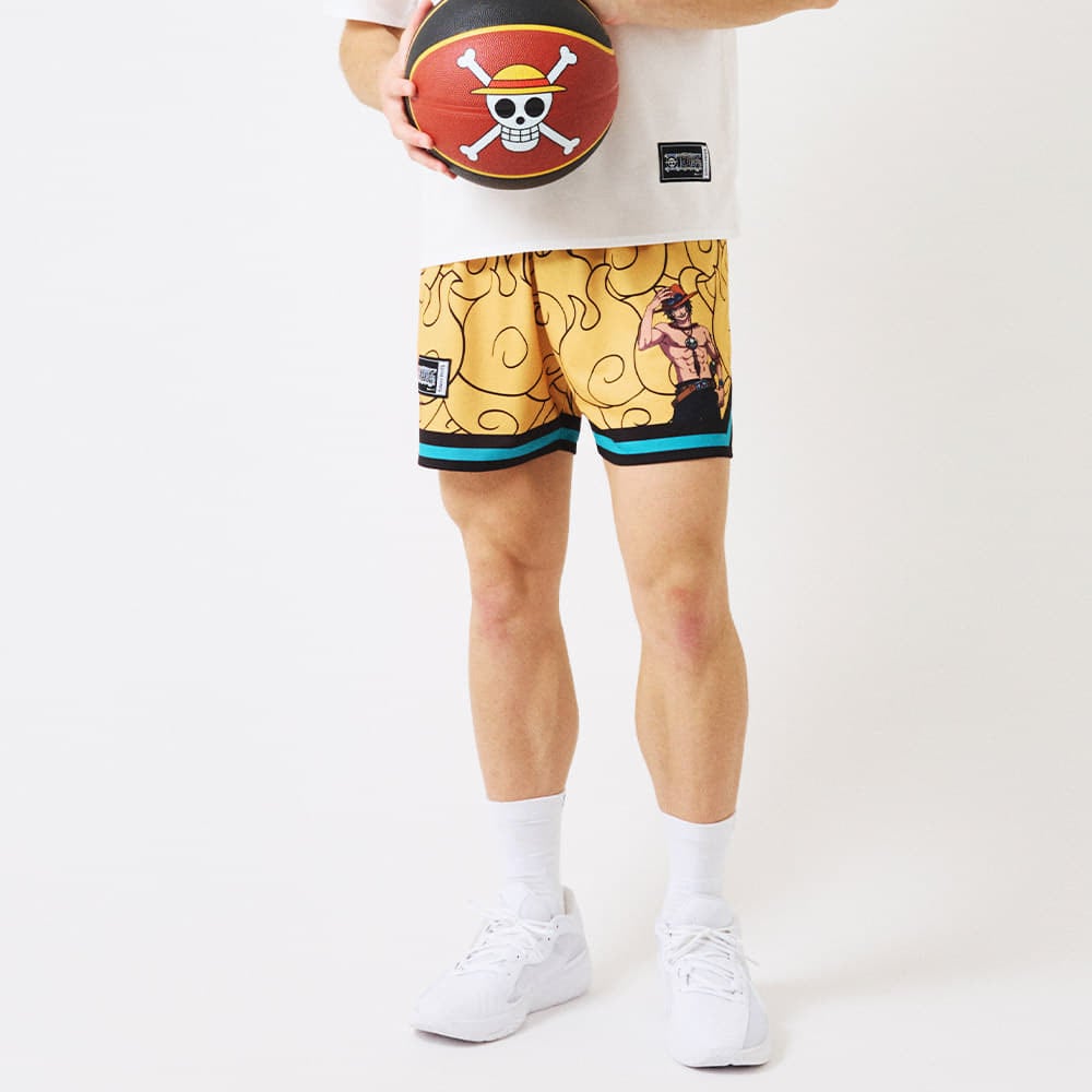 ジャージーショーツ ONE PIECEメラメラの実 SMP25108P 【1カラー展開】