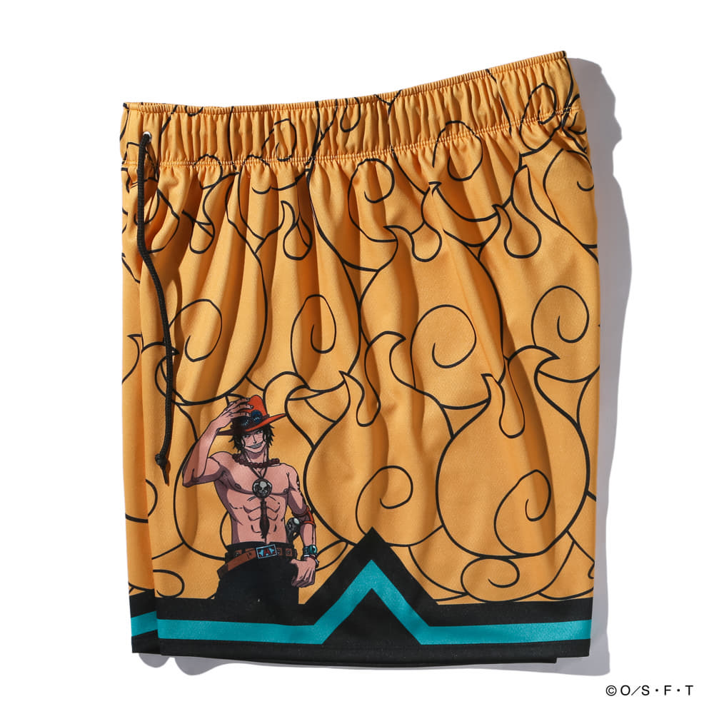 ジャージーショーツ ONE PIECEメラメラの実 SMP25108P 【1カラー展開】