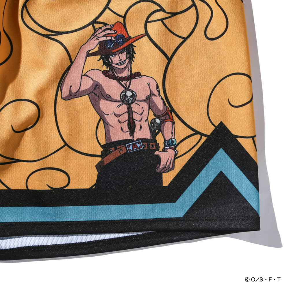 ジャージーショーツ ONE PIECEメラメラの実 SMP25108P 【1カラー展開】