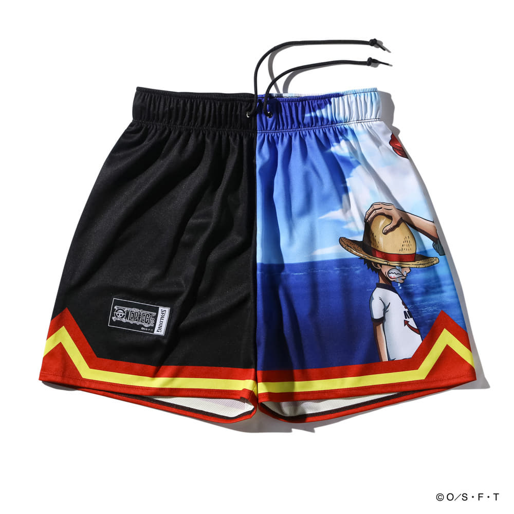 ジャージーショーツ ONE PIECE ルフィ＆シャンクス SMP25110P 【1カラー展開】