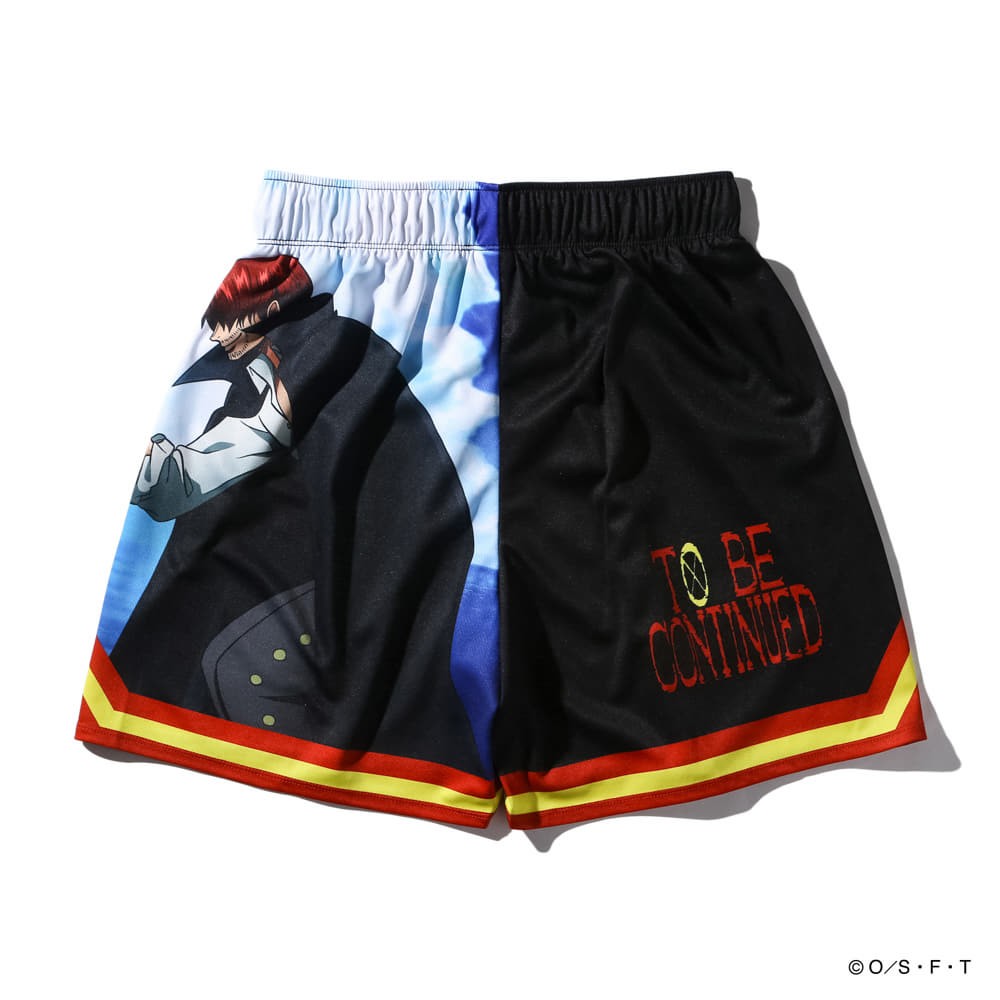 ジャージーショーツ ONE PIECE ルフィ＆シャンクス SMP25110P 【1カラー展開】