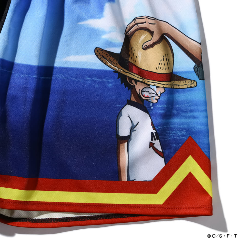 ジャージーショーツ ONE PIECE ルフィ＆シャンクス SMP25110P 【1カラー展開】