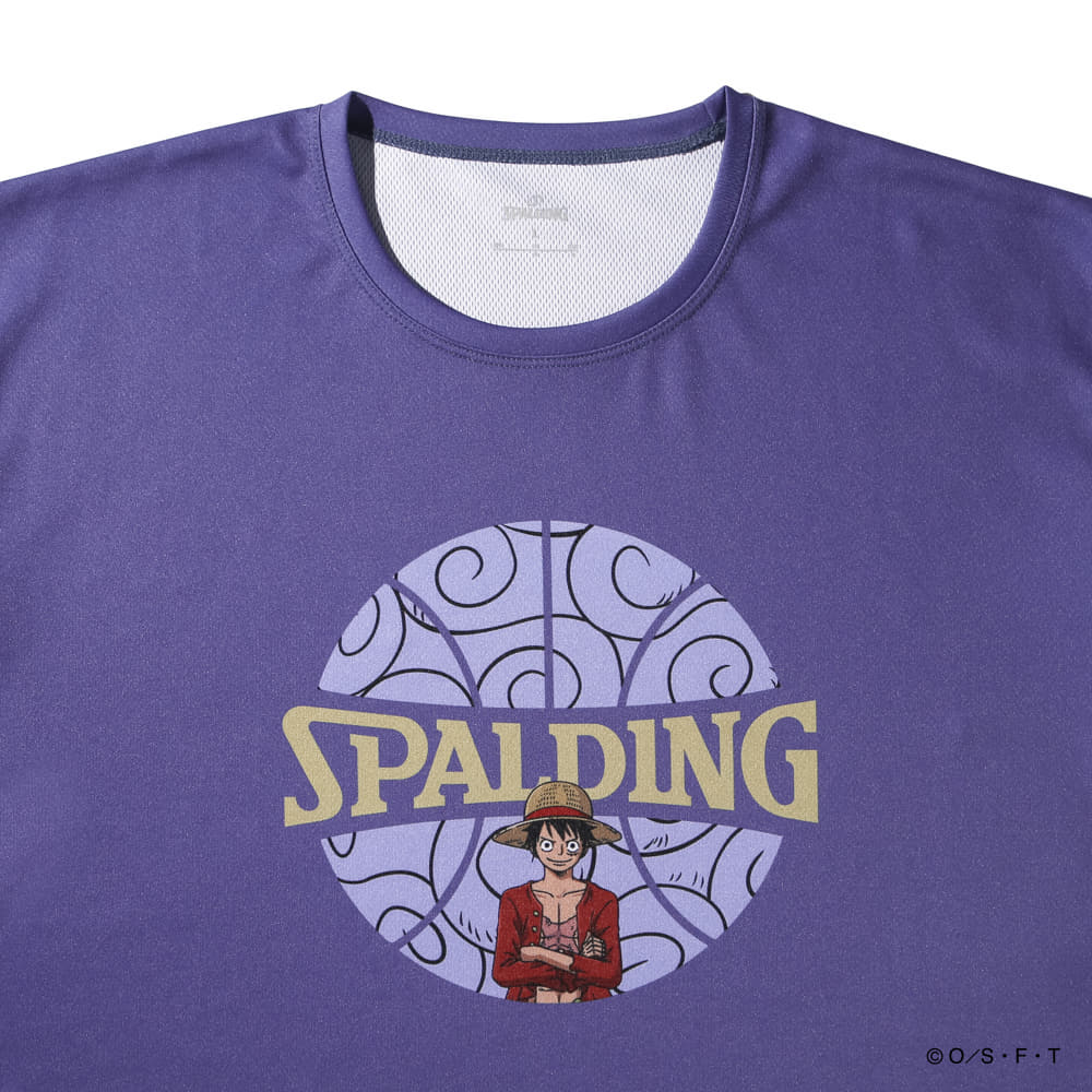 Tシャツ ONE PIECEゴムゴムの実 ボールプリント SMT25101P 【3カラー展開】