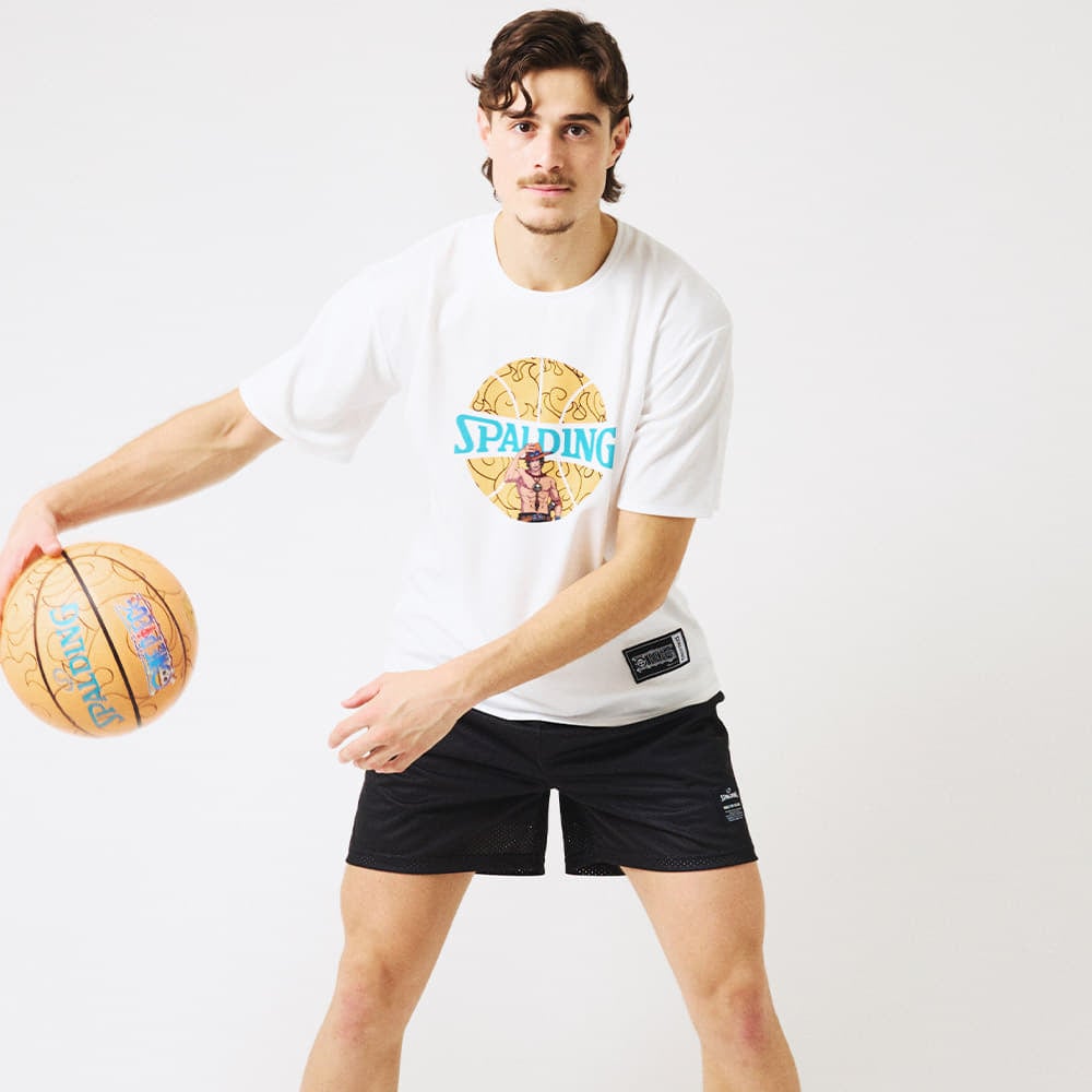 Tシャツ ONE PIECEメラメラの実 ボールプリント SMT25102P 【3カラー展開】