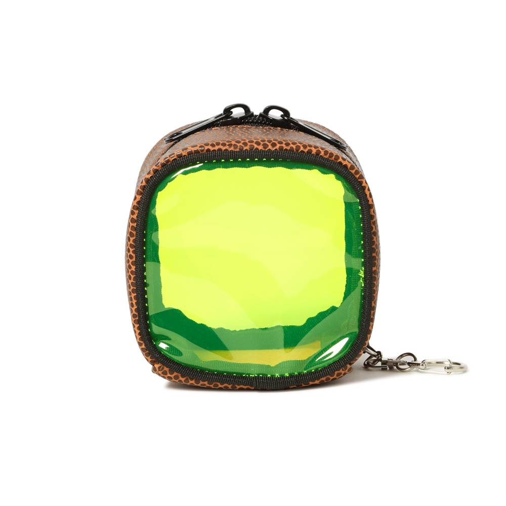 クリアボール スクエアポーチ ライムグリーン 42-017LG