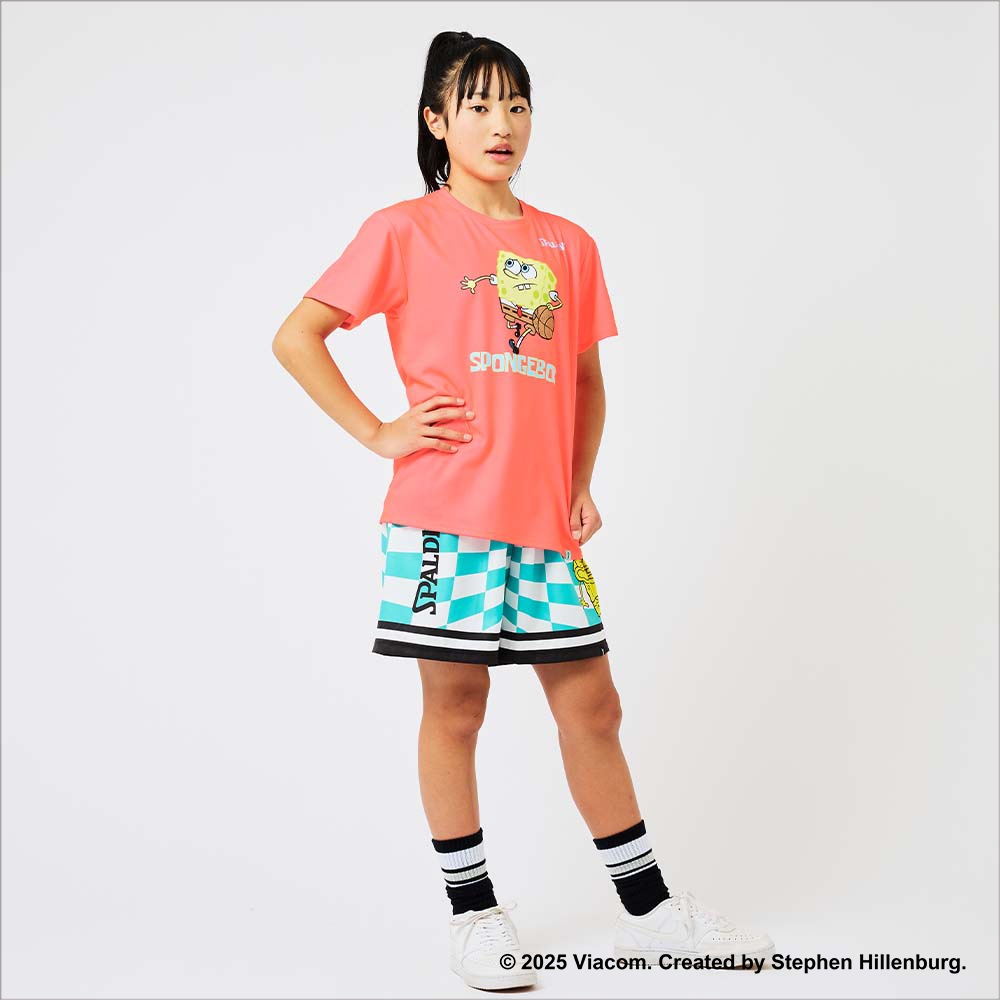 ジュニア Tシャツ スポンジ・ボブ クラビー パーティ SJT25067S【3カラー展開】