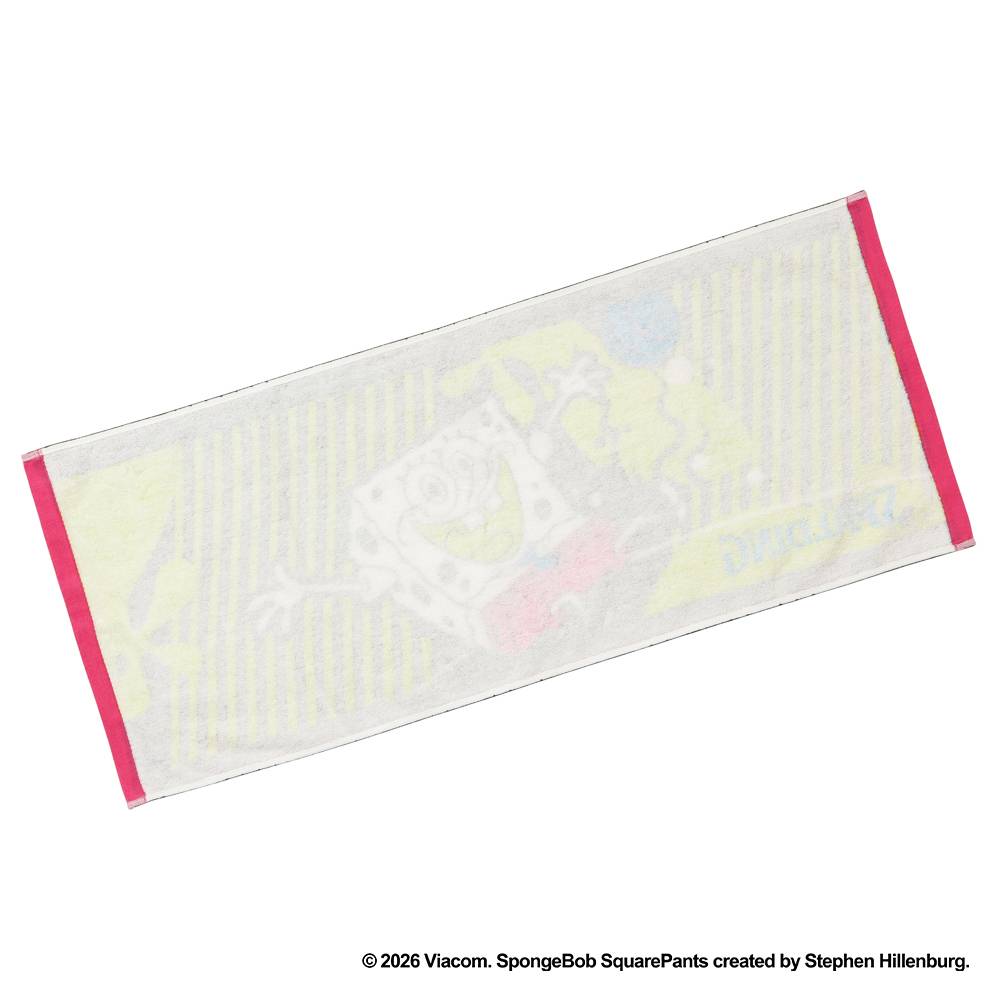 プリントタオル スポンジ・ボブ マイアミナイス ライムグリーン SAT211340