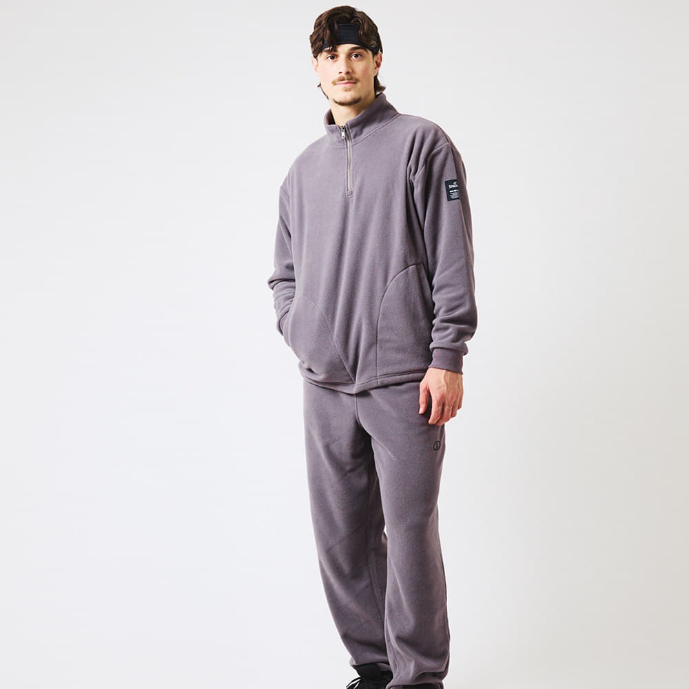 コートサイド フリース ハーフジップ プルオーバー SMJ25113【2カラー展開】