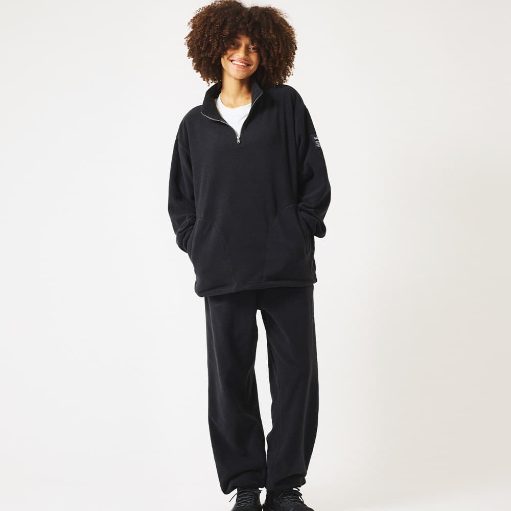 コートサイド フリース ハーフジップ プルオーバー SMJ25113【2カラー展開】