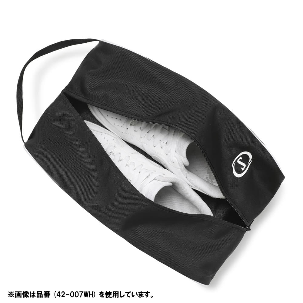 シューズケース ブラック×マゼンタ 42-007MG