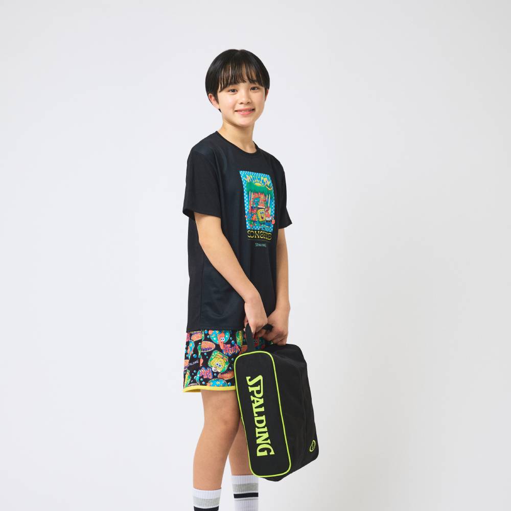 シューズケース ブラック×マゼンタ 42-007MG