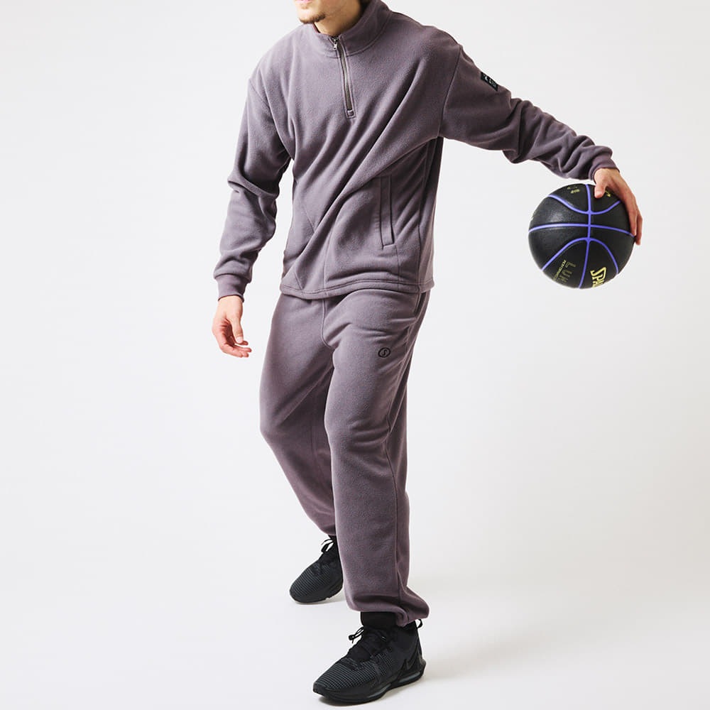 コートサイド フリース ドローストリング ワイドパンツ SMP25115【2カラー展開】