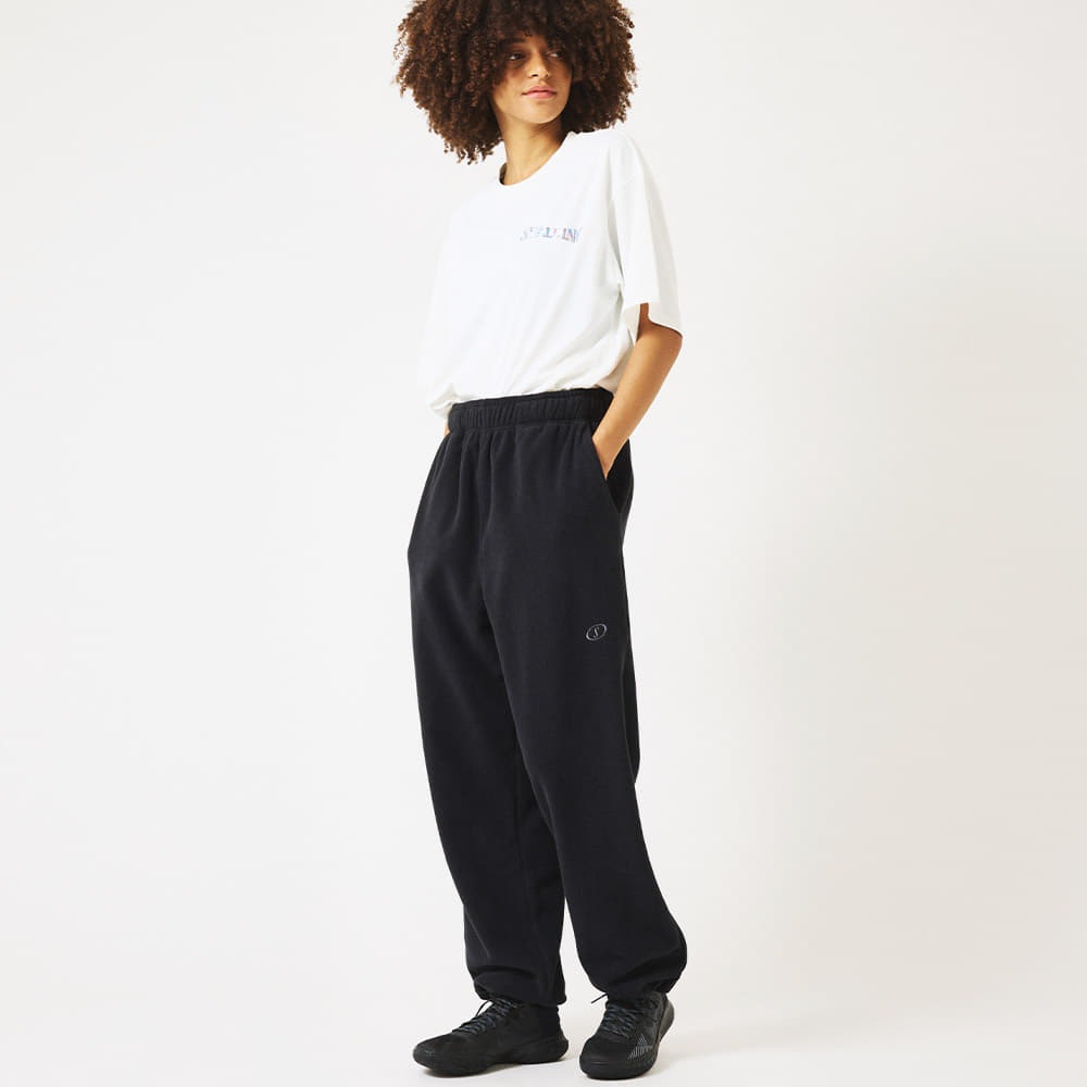 コートサイド フリース ドローストリング ワイドパンツ SMP25115【2カラー展開】