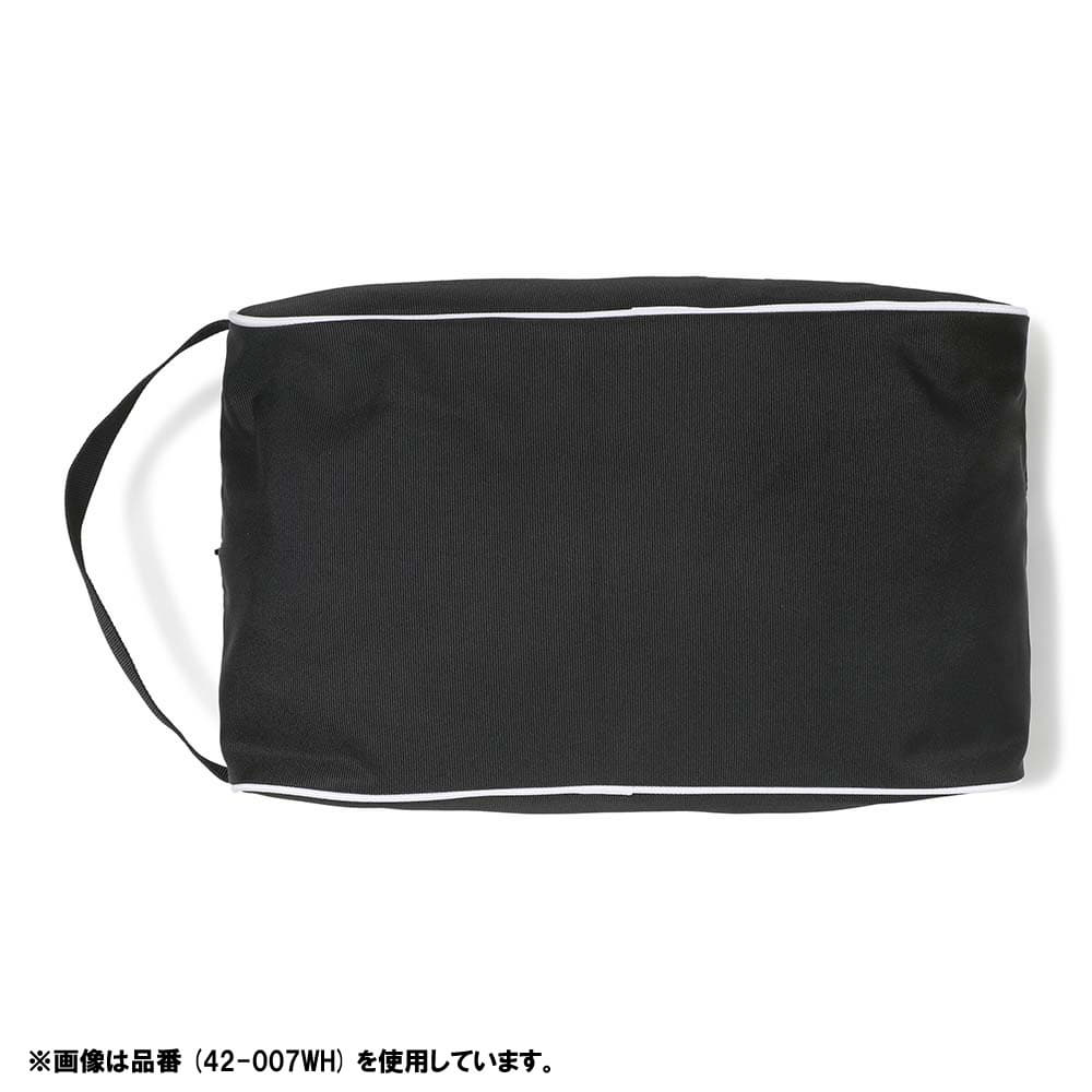 シューズケース ブラック×ライムグリーン 42-007LG