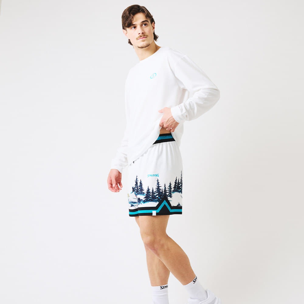 ジャージーショーツ ウィンターアロハ SMP25119【2カラー展開】