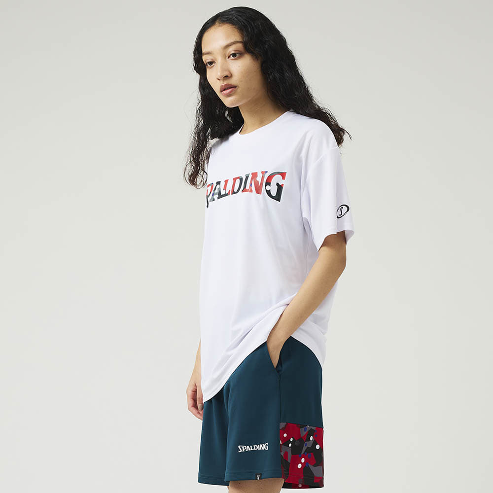Tシャツ ポルカドット カモ ロゴ SMT24109【3カラー展開】