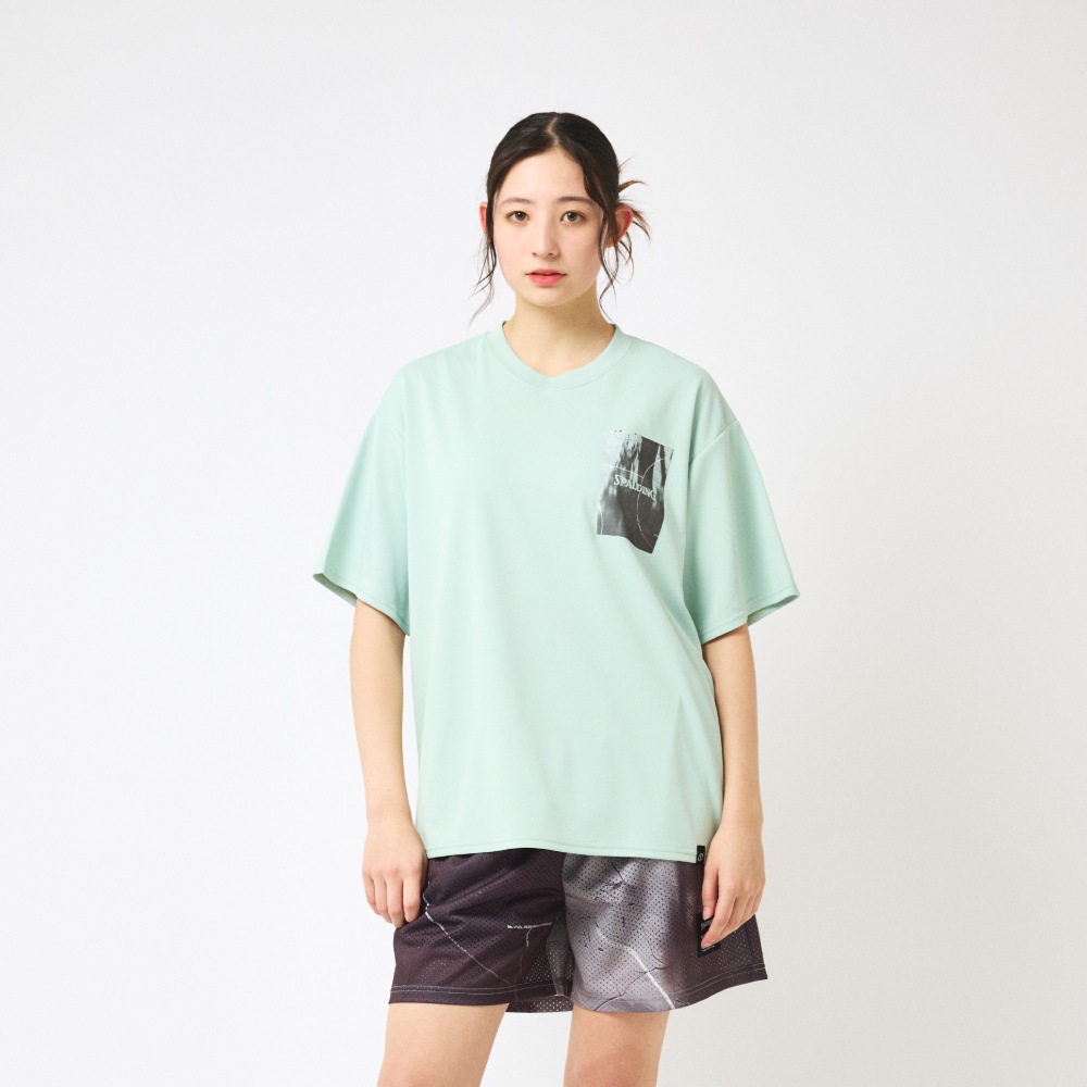 Tシャツ シャドウズ オン コート ポケット プリント SMT26009【3カラー展開】