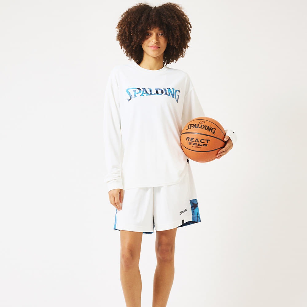 ロングスリーブTシャツ ボールプリント イン ザ ダーク SMT25126【4カラー展開】