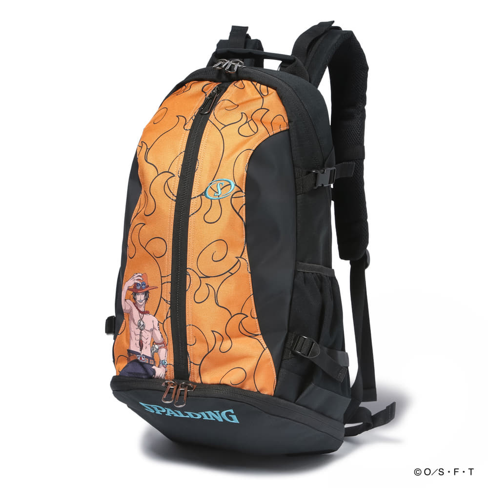 SPALDING バスケットボール バックパック ケイジャー ONE PIECE メラメラの実 40-007PMM