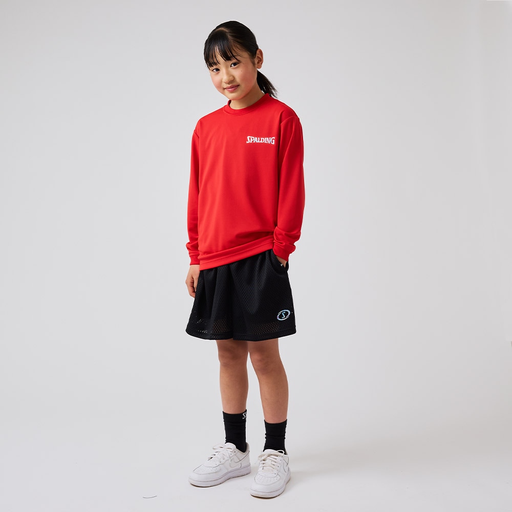 ジュニア ロングスリーブ ホログラム ワードマーク SJT22173