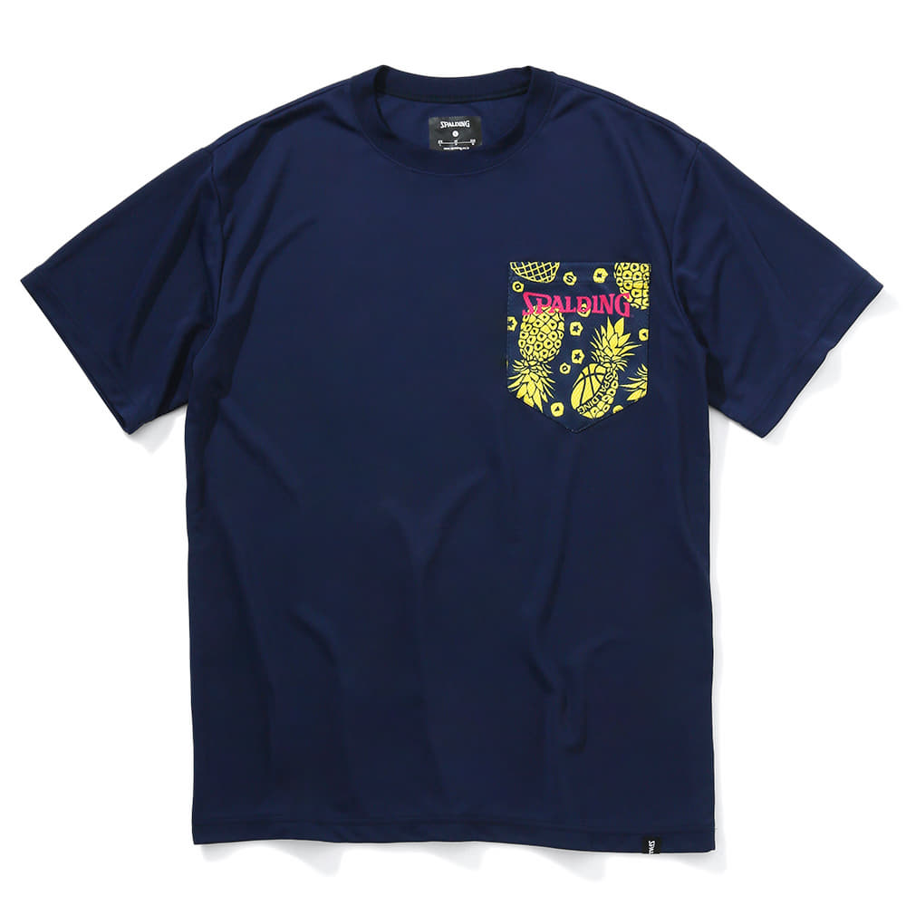 【87MM】MMLG★カラーブロッキング トリムTシャツ Tシャツ トロピカルポケット SMT210080 | スポルディング