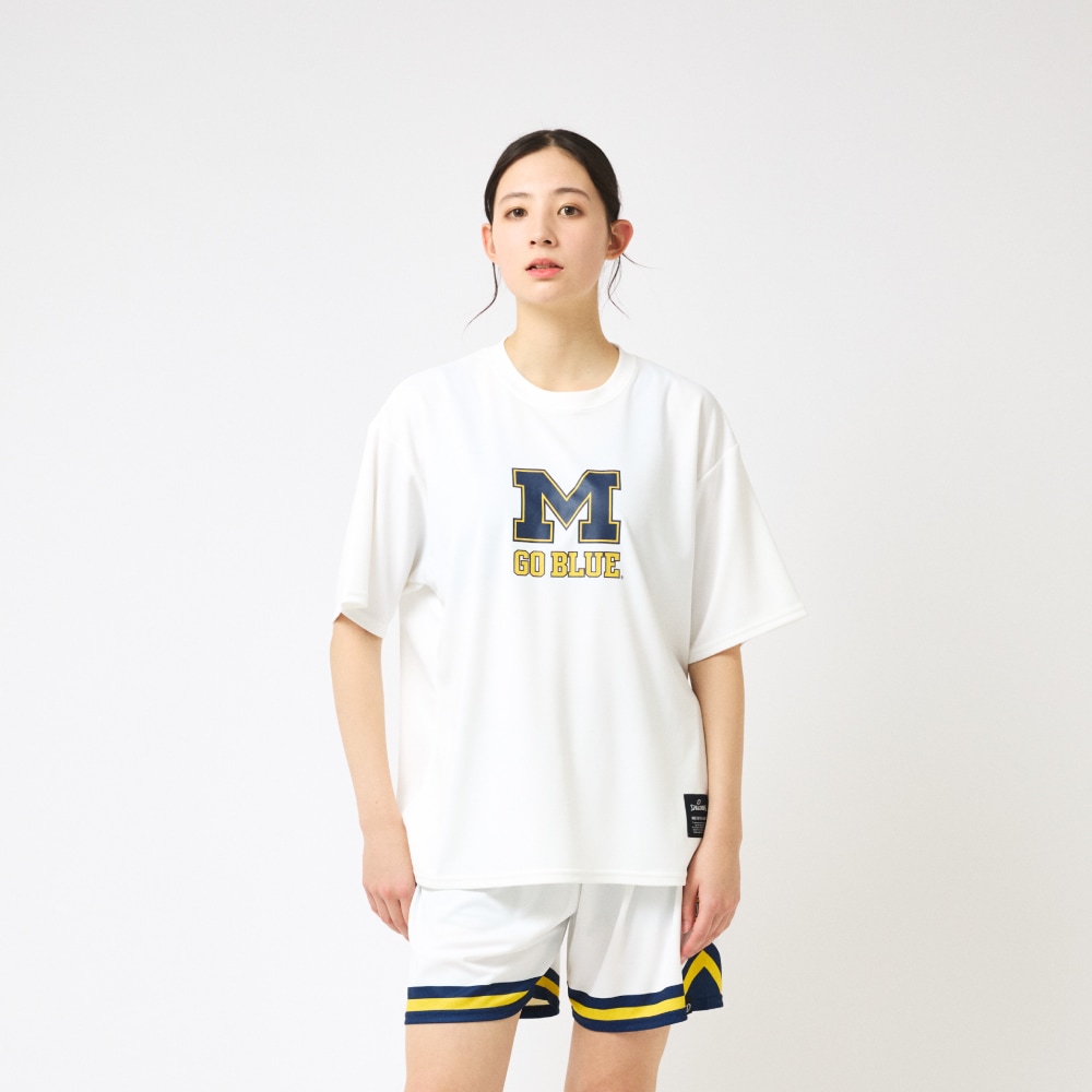 Tシャツ ミシガン M ゴーブルー ロゴ SMT26021M【3カラー展開】
