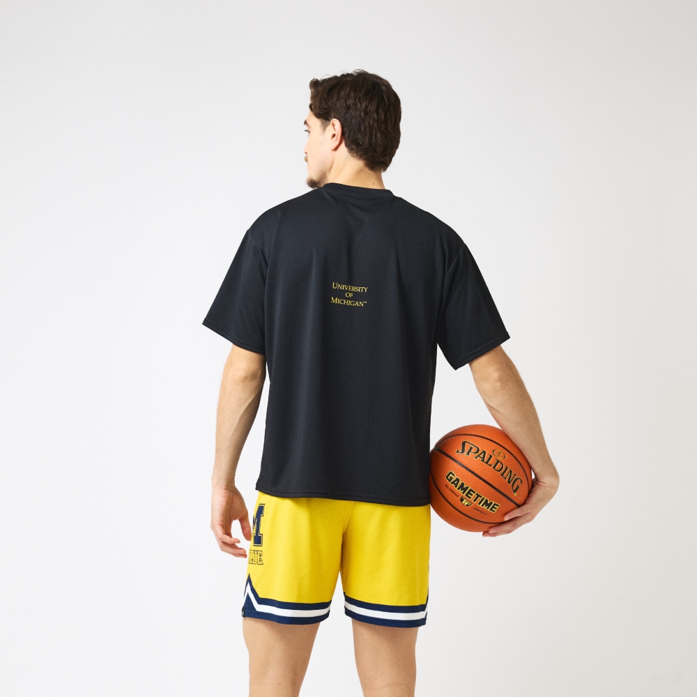 Tシャツ ミシガン M ゴーブルー ロゴ SMT26021M【3カラー展開】