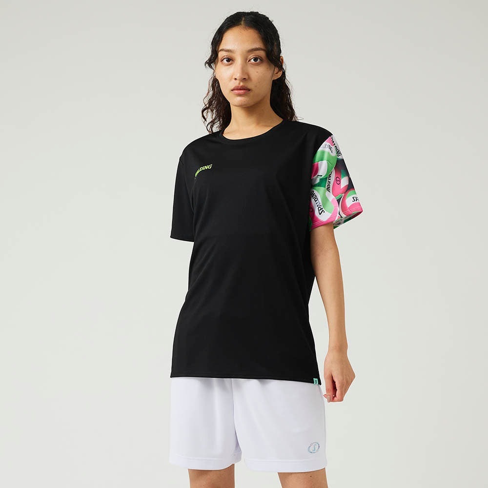 バレーボールTシャツ ボールプリント スリーブ SMT24120V【4カラー展開】