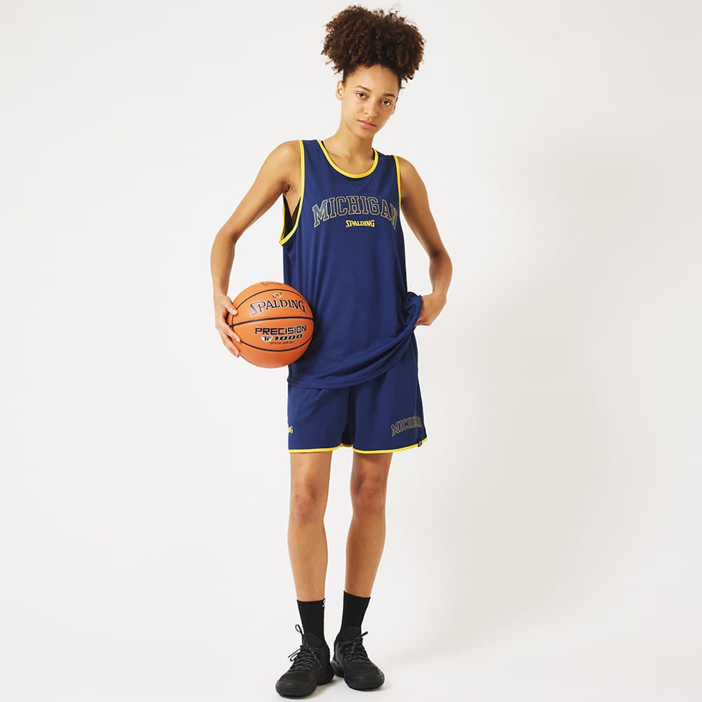 タンクトップ ミシガン アーチロゴ パイピング SMT25136M【3カラー展開】