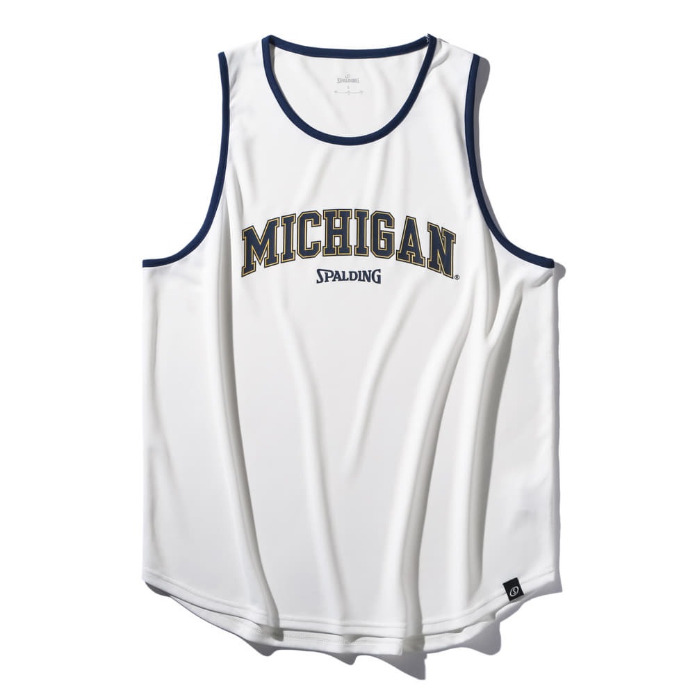 タンクトップ ミシガン アーチロゴ パイピング SMT25136M【3カラー展開】