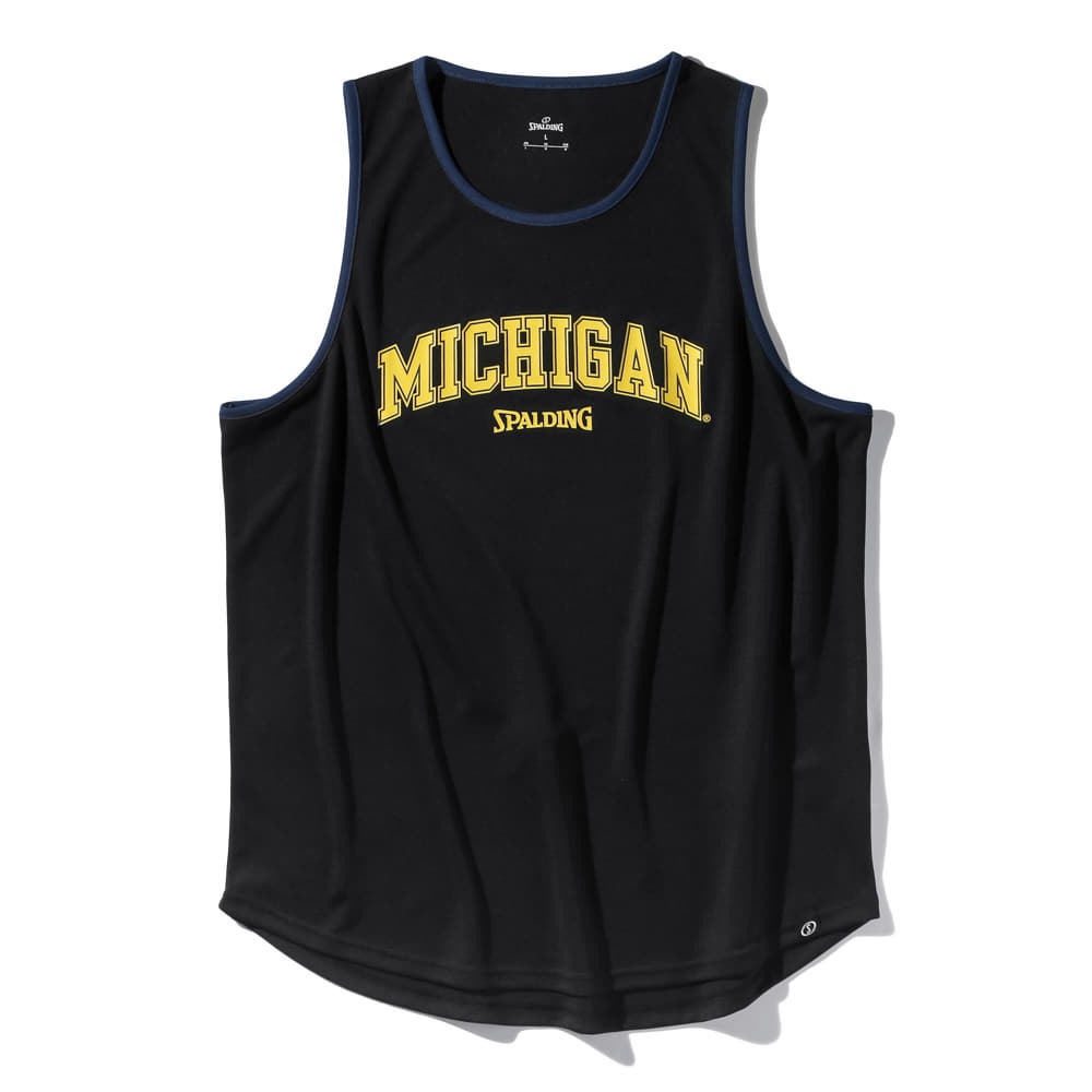 タンクトップ ミシガン アーチロゴ パイピング SMT25136M【3カラー展開】