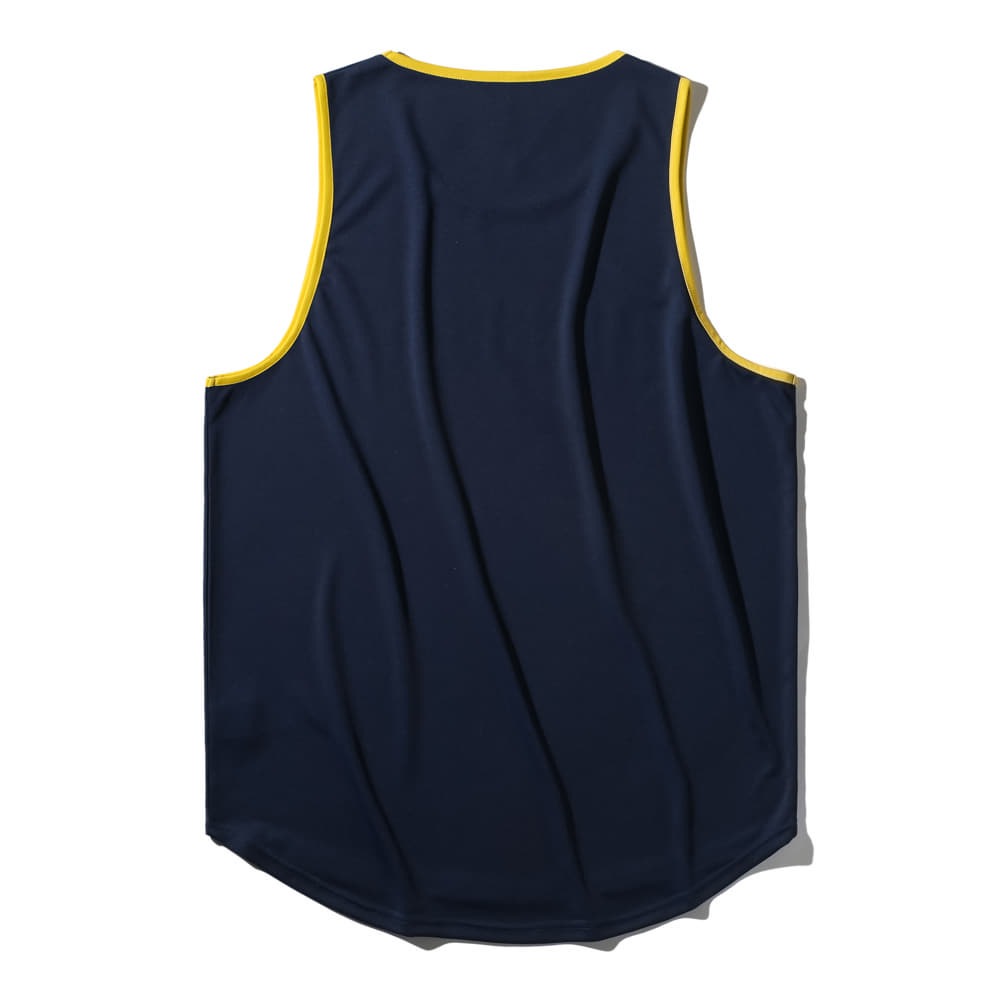 タンクトップ ミシガン アーチロゴ パイピング SMT25136M【3カラー展開】