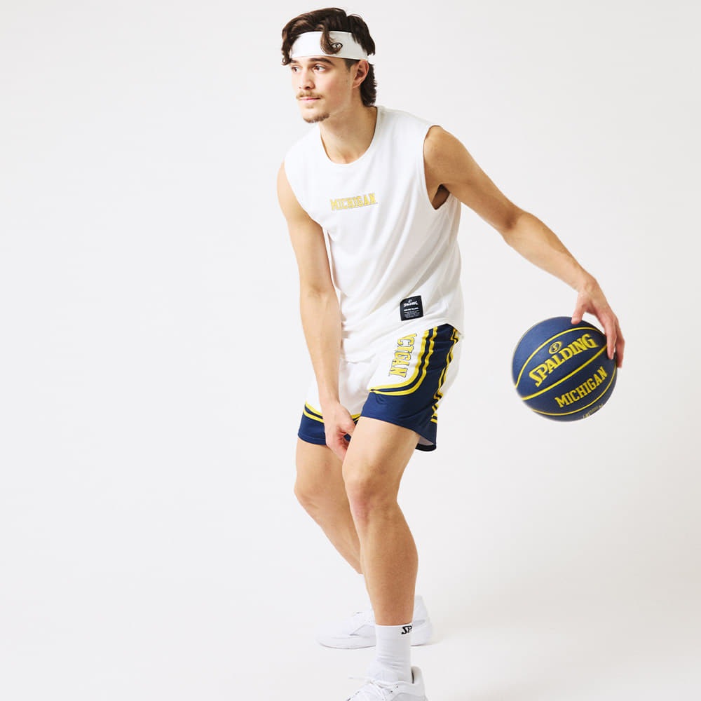 スリーブレス トップ ミシガン タイニーロゴ SMT25137M【3カラー展開】