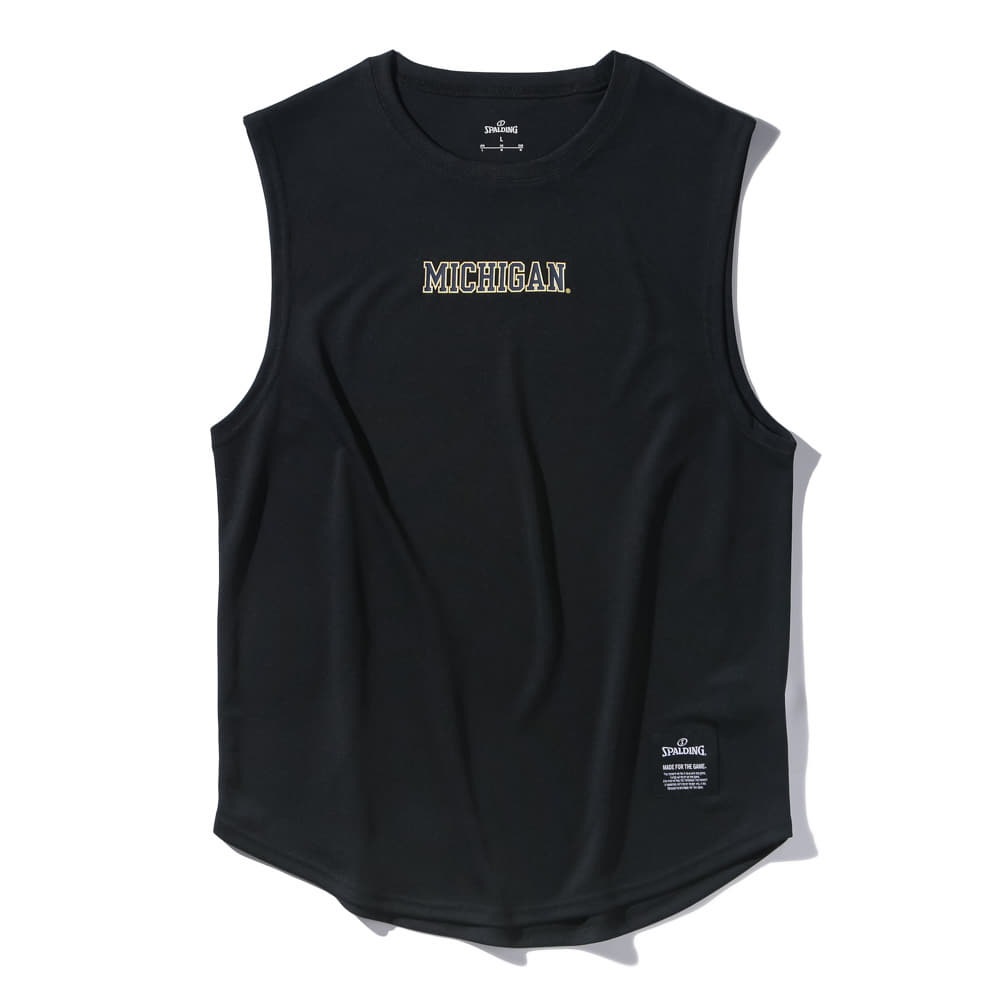 スリーブレス トップ ミシガン タイニーロゴ SMT25137M【3カラー展開】