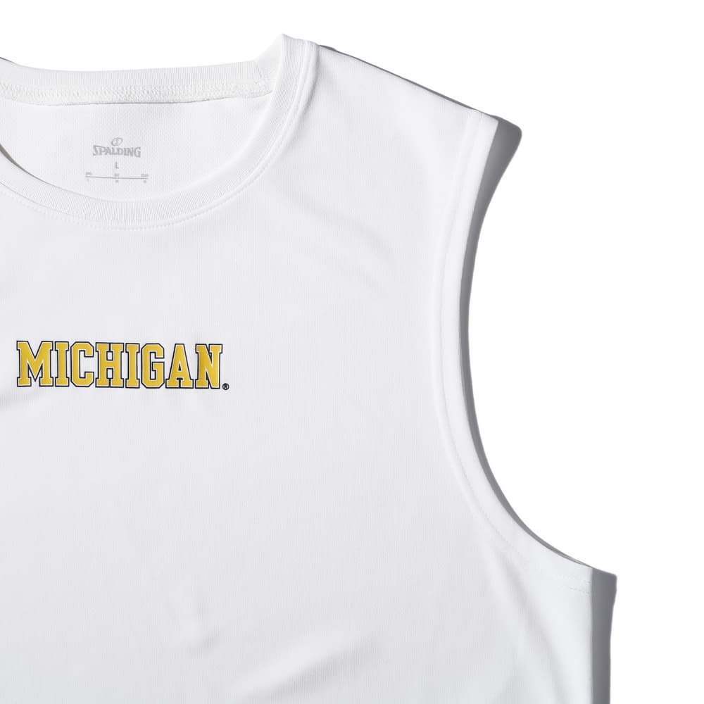スリーブレス トップ ミシガン タイニーロゴ SMT25137M【3カラー展開】