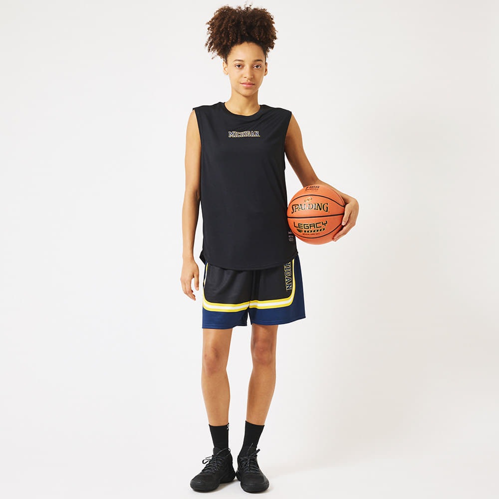 スリーブレス トップ ミシガン タイニーロゴ SMT25137M【3カラー展開】