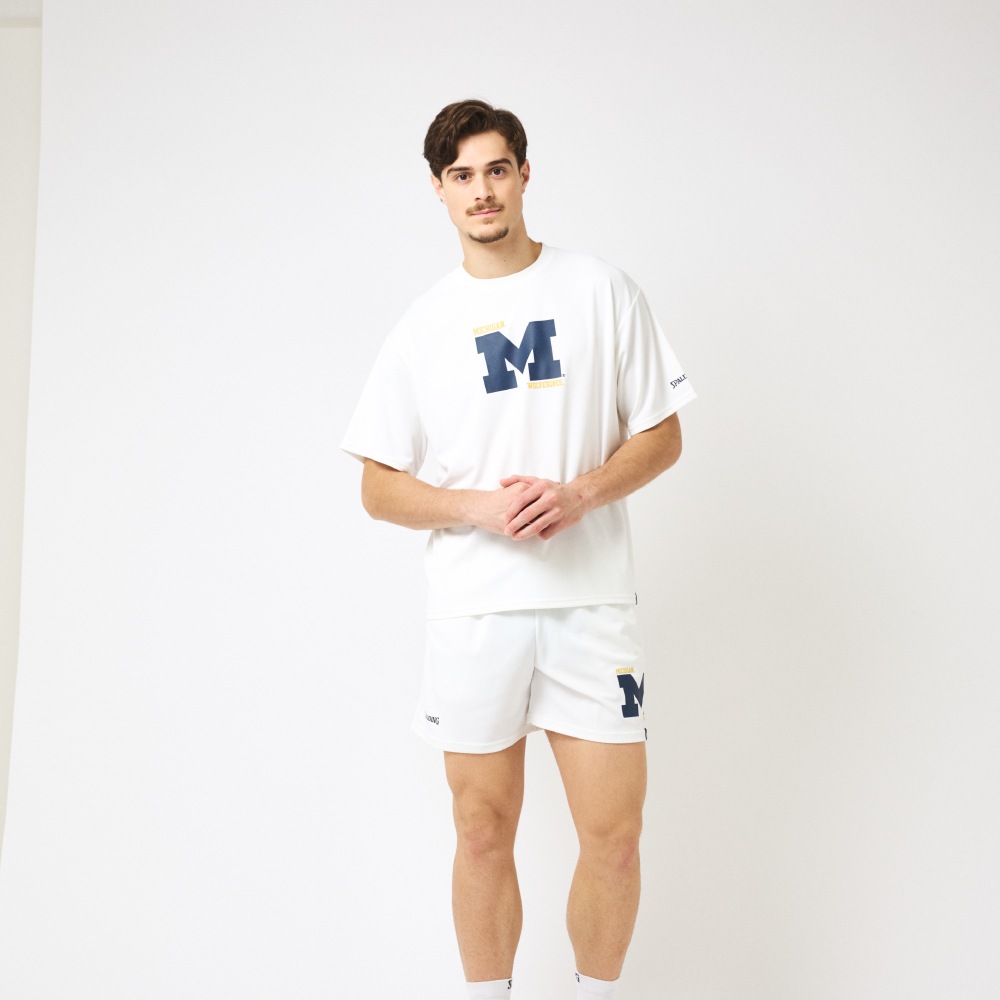 Tシャツ ミシガン ビッグ M ロゴ SMT26026M【3カラー展開】