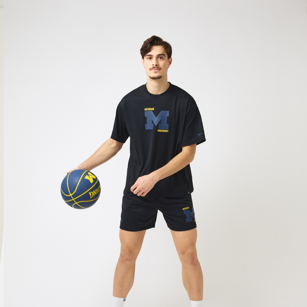 Tシャツ ミシガン ビッグ M ロゴ SMT26026M【3カラー展開】