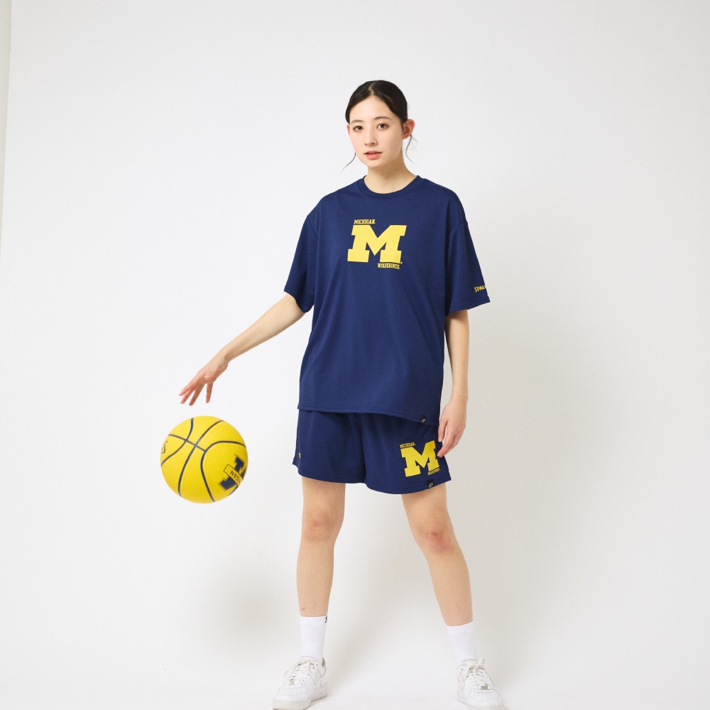Majestic ミシガン州にあったマイナーチーム 大きめ 古着 ゲームシャツ Tシャツ ミシガン ビッグ M ロゴ SMT26026M【3カラー展開
