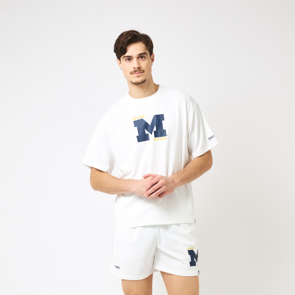 Tシャツ ミシガン ビッグ M ロゴ SMT26026M【3カラー展開