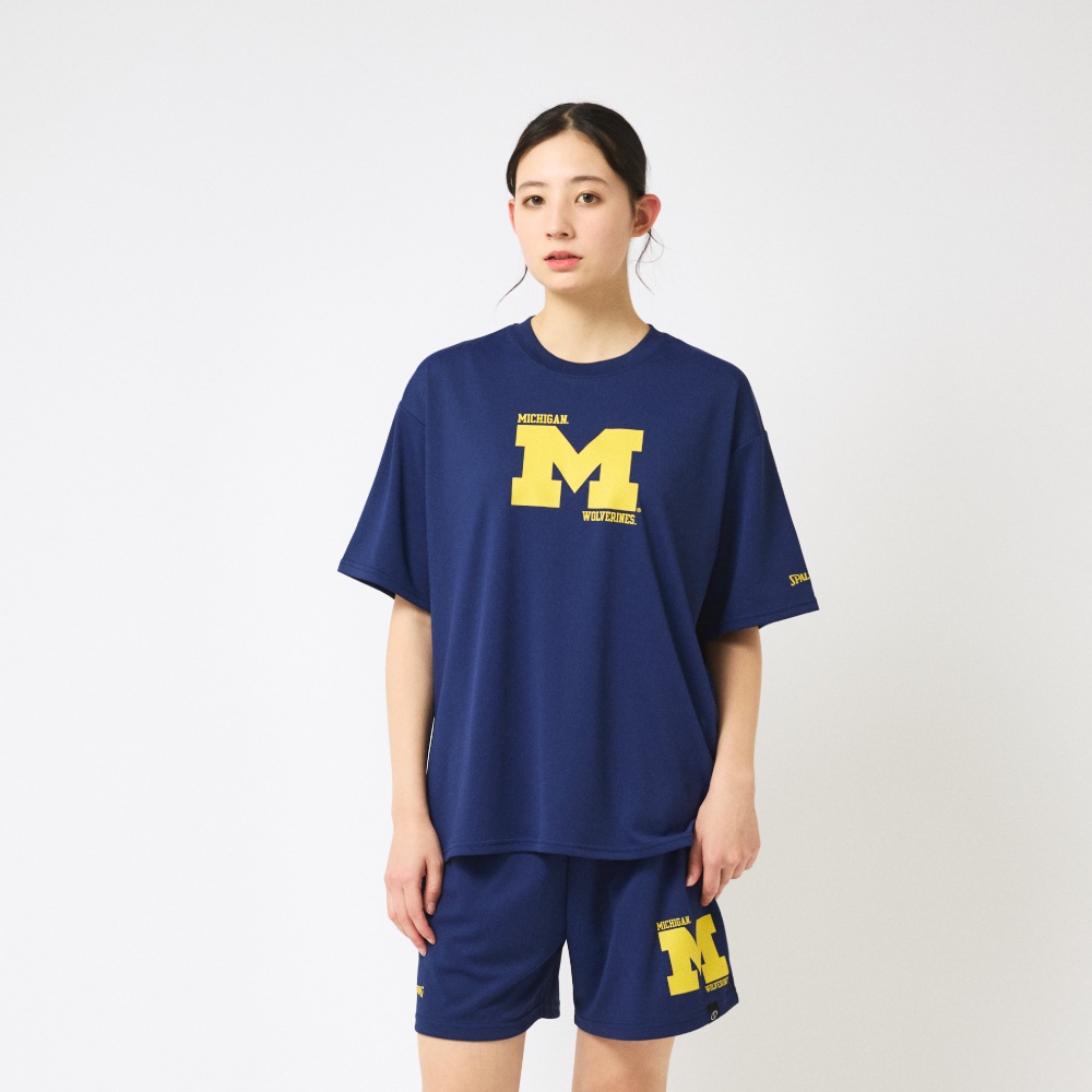 Tシャツ ミシガン ビッグ M ロゴ SMT26026M【3カラー展開