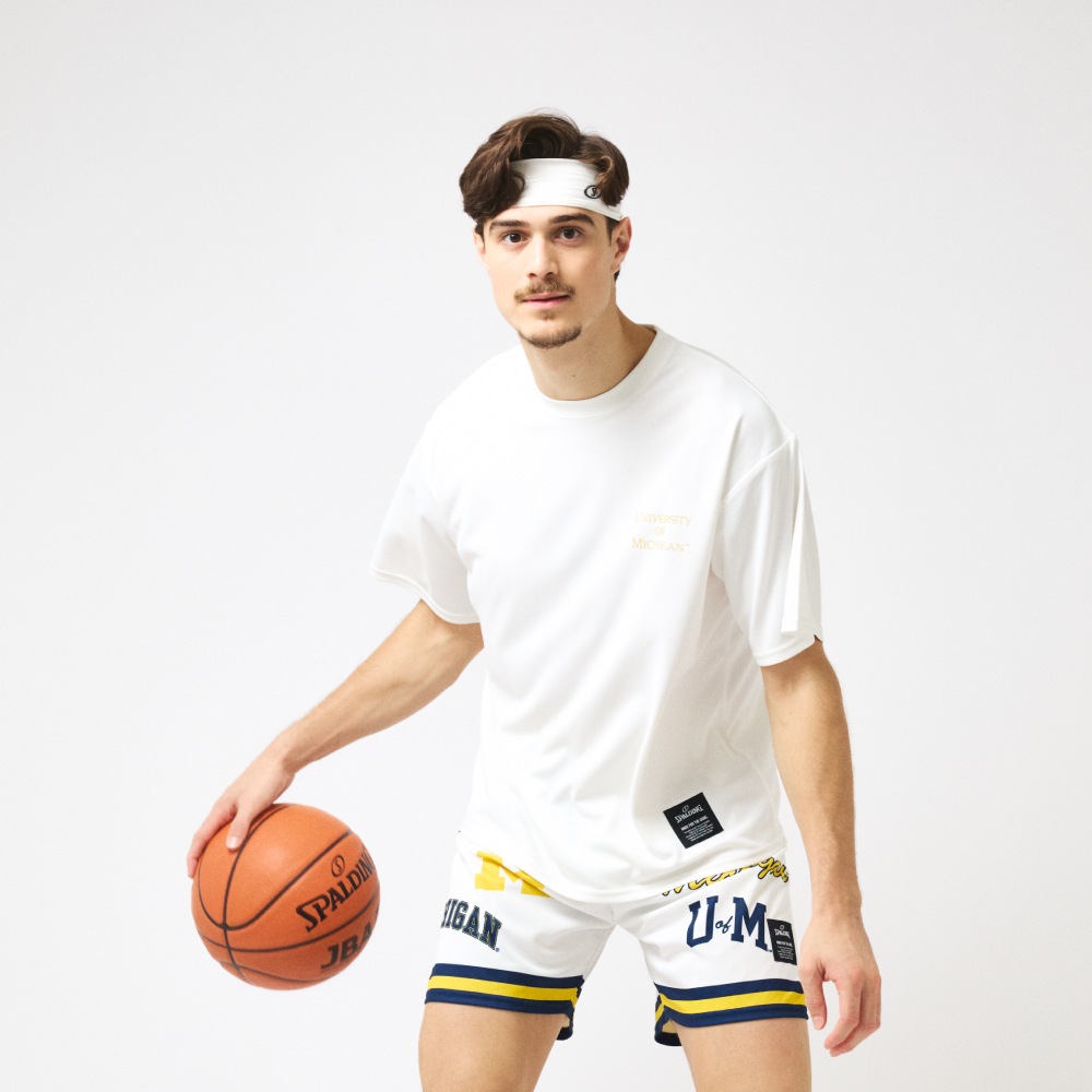 Tシャツ ミシガン M ロゴ バック SMT26028M【3カラー展開