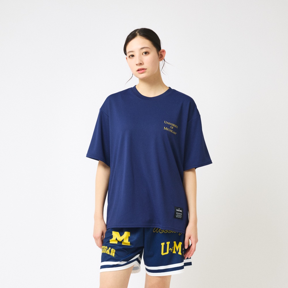 Tシャツ ミシガン M ロゴ バック SMT26028M【3カラー展開】